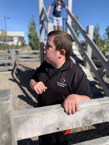 Riley checks the area. What a beautiful day!