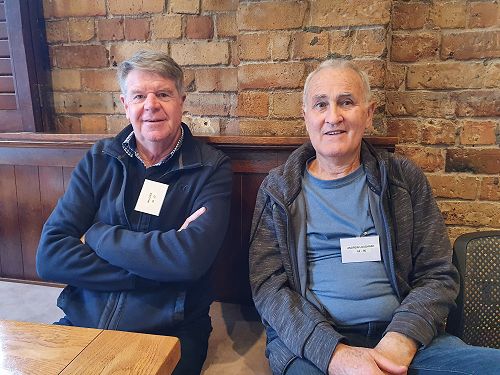 Ian Cook (1964-1967) and Andrew Loughnan (1964-1966). 