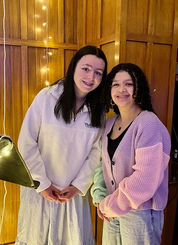 Sara Reynolds and Amy Hill