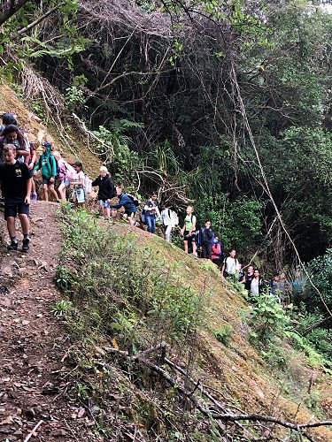 A challenging part of the tramp.