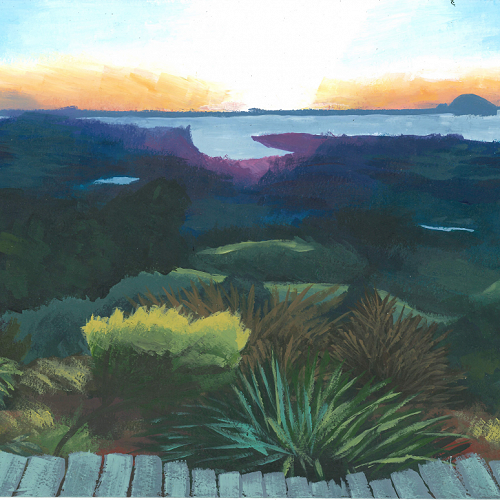 Painting by Troy Fea