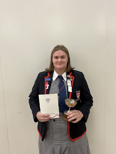 Maginness Cup for the best batting average in cricket - Sacha Arnold