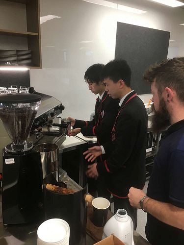 Barista Training in Year 12