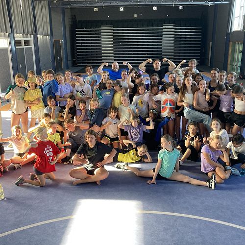 Fit Friday students getting active!