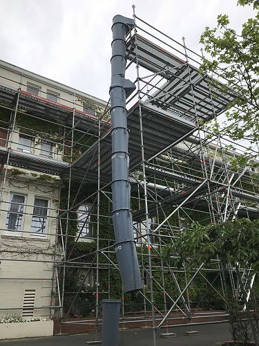 Scaffolding is up - 7 November 2017