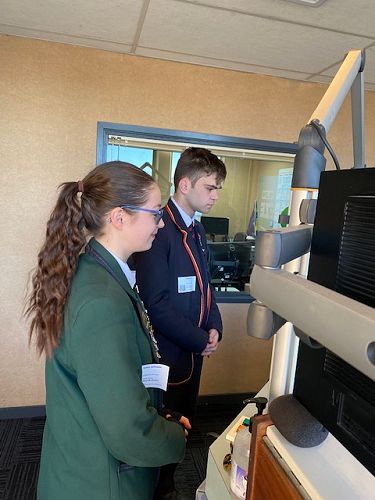 Grace Johnston (Gabriella Montez) and Thomas Hill (Troy Bolton) at their radio interview at The Breeze