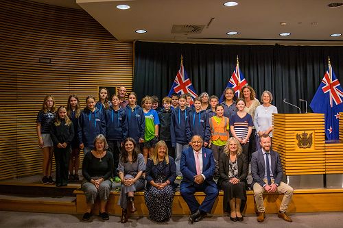 Rural kids visit Parliament