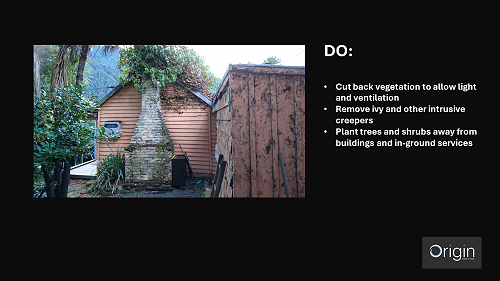 Do list - vegetation