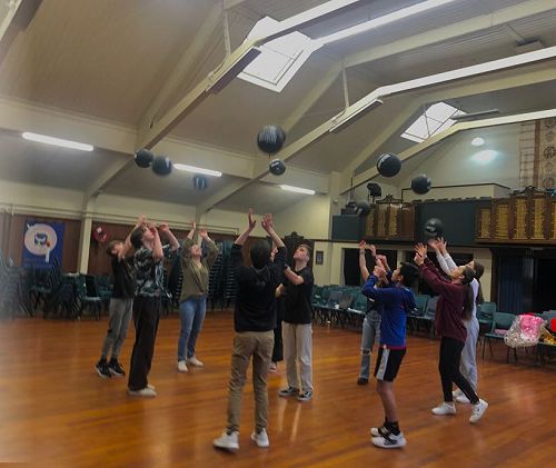 Rehearsal in progress