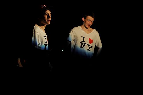 David Alsop and Joe Garry, presenters in "The Idiot's Guide to Broadway".