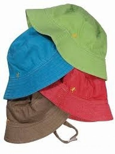 Coloured bucket hats