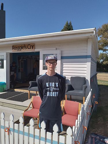 Cam Harris #562 playing 1st XI level for the first time