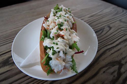 Lobster rolls are popular - easy to see why.