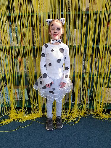 Students enjoying Fictional Character Dress Up Day