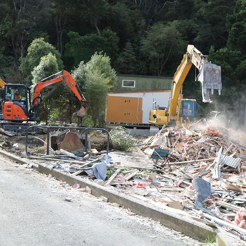 Demolition of Prefabs