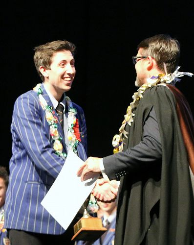 PARENTS AND FRIENDS ASSOCIATION CUP FOR EXCELLENCE IN CULTURAL ACTIVITIES - Oscar Sergel-Stringer