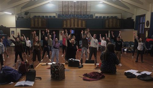 Rehearsal in progress