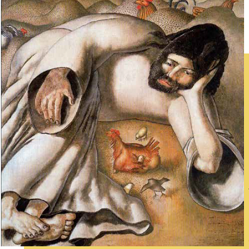 "Christ in the Wilderness" by Stanley Spencer www.wikiart.org