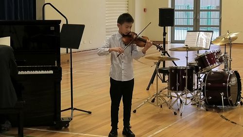 Video: Samuel Hu, year 6. Student of Lois McCallum, “Concerto in A min, Op3, No6, 3mvt.” Vivaldi arr Nachez
