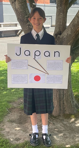 Poppy Hussey’s presentation on Japan 