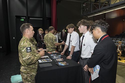 Defence Force personnel at My Future Self Day.