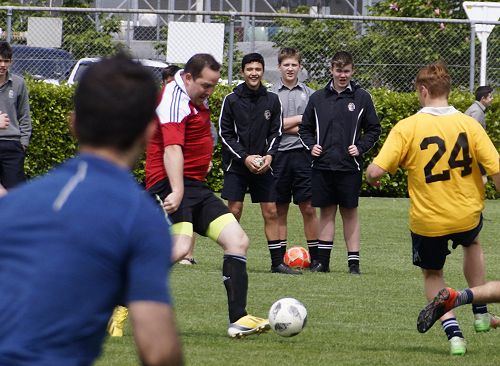 Staff v Prefects Football 2020