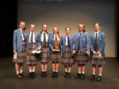 Kate Williment, Amberly Orr, Lucy Hayward, Abby McMullan, Emmy Stedman, Katie Child, Jessica Allen-LeCocq