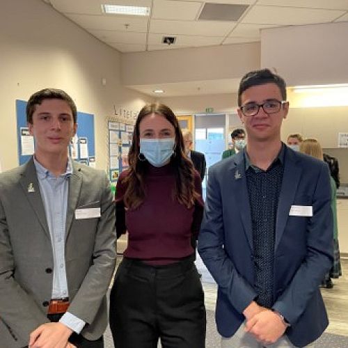 Beni Rae, Prime Minister Jacinda Ardern, Zyon Taukamo