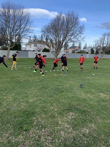 Warm up for semi-final 