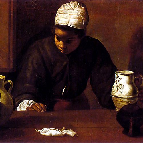 Kitchen Maid with the Supper at Emmaus