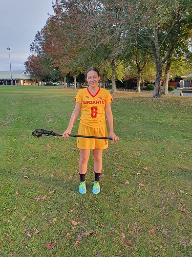 Natalya Walker-Riggins in Perth at the Lacross Tournament