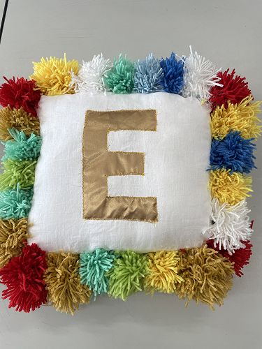 Eden Palmer completed cushion