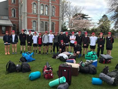 Team Pakawau all packed and ready for their big adventure