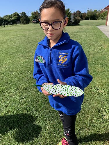 Kit Day Marae korowai feather Starlette