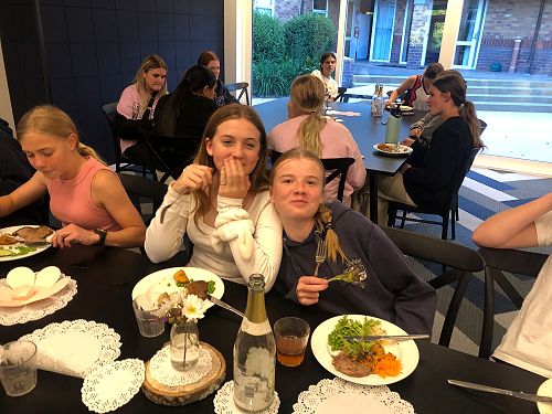 Easter themed boarding dinner 2023