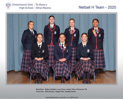 Netball H Team 2020