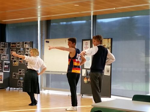 RNZB visit term #2 - with the Year 13 Drama class
