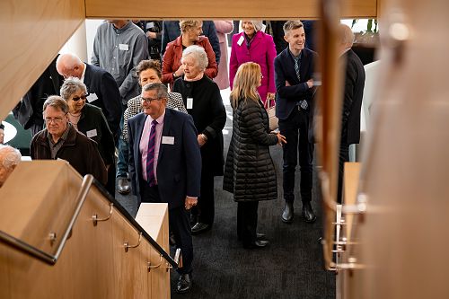 Guests roll into the Lander Centre