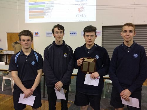 From left; Scott Greenfield, Owen Wheeler, Thomas Bowen and Max West