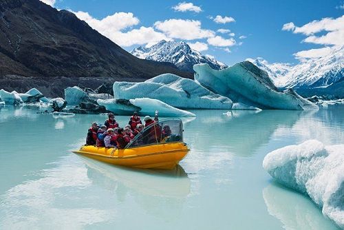 Mount Cook Glacier Boat