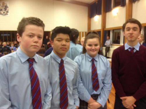 Lachlan McCambridge, Johred Tao-ey, Sheridan Ioane and Sam Jones