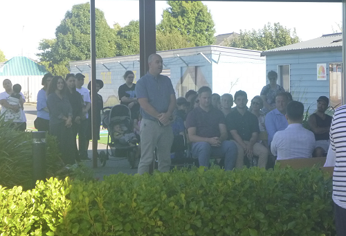 Daniel speaking on behalf of the visitors and in particular Maire.