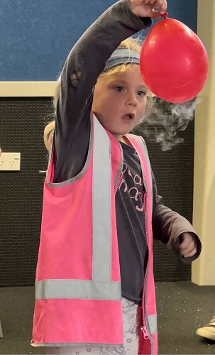 Kelsei science experiments Tokanui School