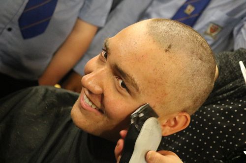 Shave for a cure - Reuban Jeffery-Butler