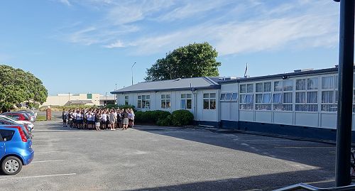 Tuesday Pōwhiri - welcoming our Year 9's to Greymouth High School