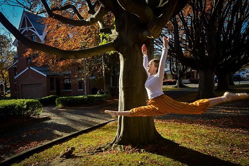 Brooke Macdonald's autumnal leap