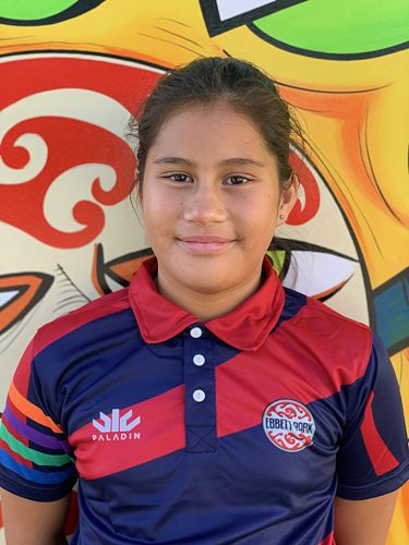 Jannah in her leader's shirt