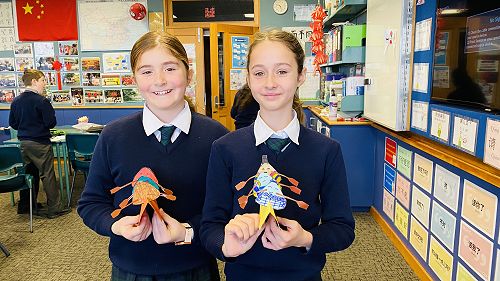 Year 5 Dragon boat craft