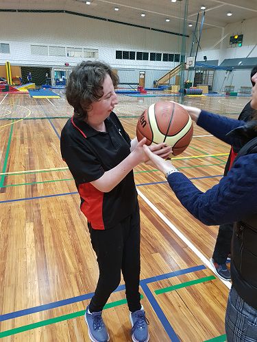 Special Olympics basketball