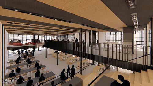 Architect's plans for new learning hub